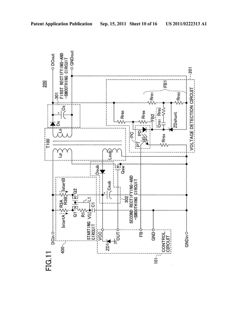 POWER SUPPLY DEVICE AND IMAGE FORMING APPARATUS - diagram, schematic, and image 11