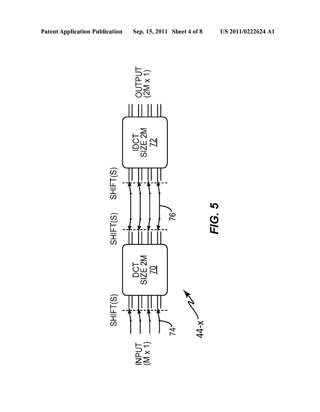 Methods and Apparatuses for Multiple Access in a Wireless Communication     Network using DCT-OFDM - diagram, schematic, and image 05