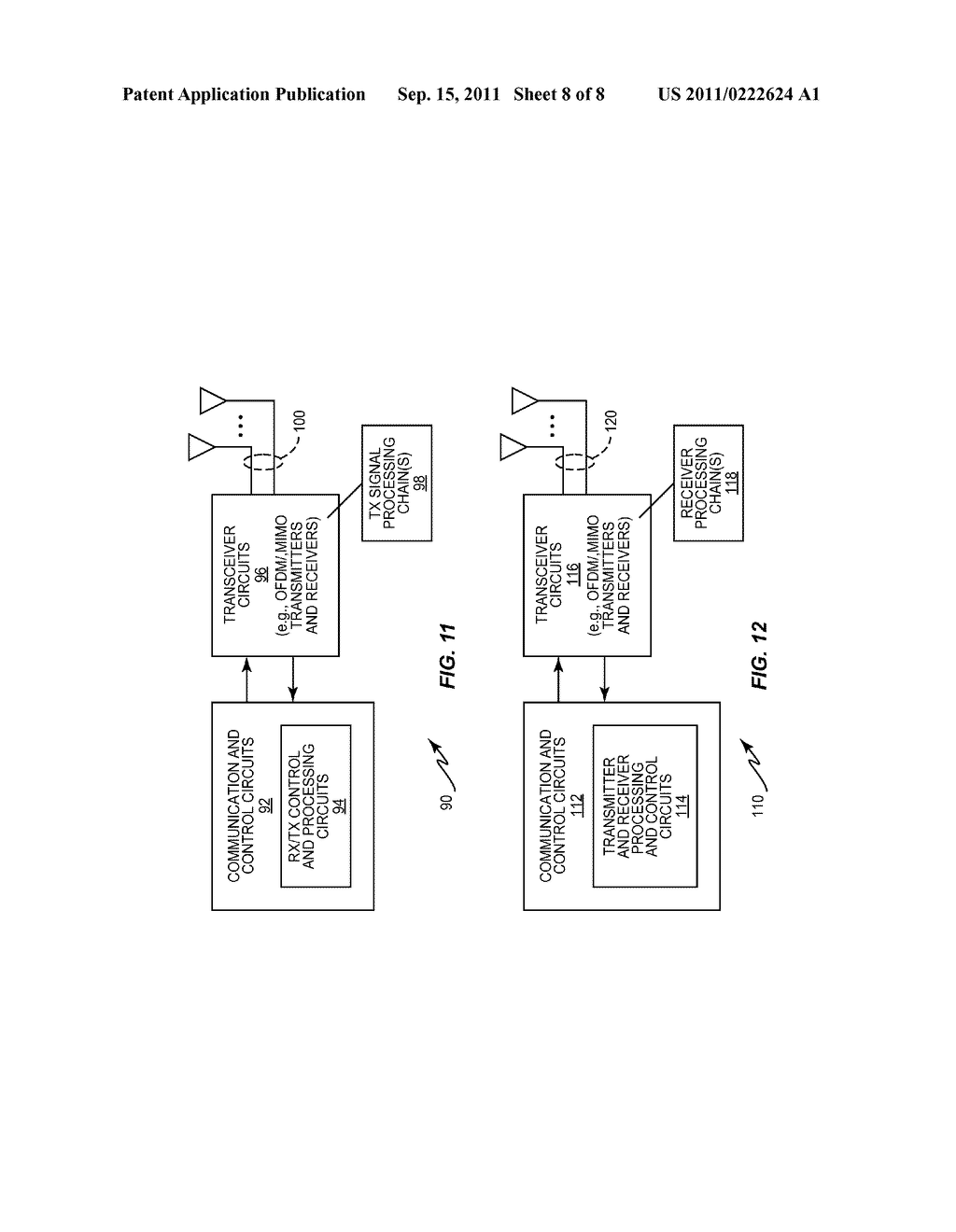 Methods and Apparatuses for Multiple Access in a Wireless Communication     Network using DCT-OFDM - diagram, schematic, and image 09