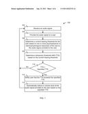 METHOD AND APPARATUS FOR AUTOMATICALLY REDUCING A VOLUME LEVEL OF AN AUDIO     SIGNAL PROVIDED TO A USER diagram and image