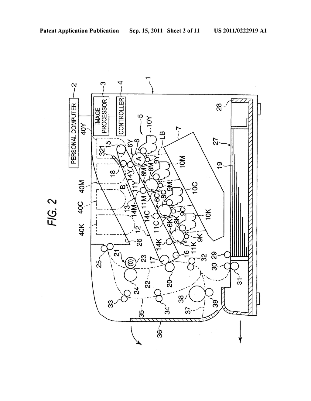 DEVELOPING UNIT AND IMAGE FORMING APPARATUS USING SAME - diagram, schematic, and image 03