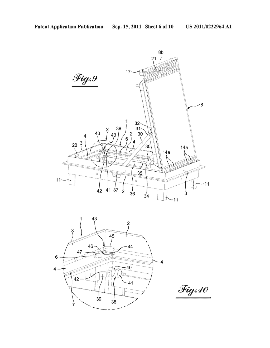 HIGHWAY DEVICE, IN PARTICULAR MANHOLE, WITH FRAME AND PLUG WITH BACKWARD     MOVEMENT RELATIVE TO THE FRAME TO ENSURE THE CLOSED POSITION OF THE PLUG     IN THE FRAME - diagram, schematic, and image 07