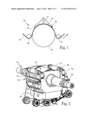 APPARATUS FOR EMBOSSING A WEB diagram and image