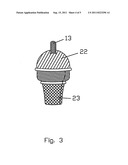 Ice Cream Cone Stabilizer and Method diagram and image