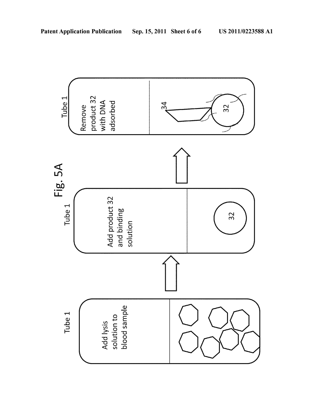 Solid Phase Nucleic Acid Extraction From Small Sample Volumes, and Release     of Controlled Quantities - diagram, schematic, and image 07