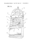 GAMING DEVICE HAVING MULTIPLE INTERACTING INDEPENDENTLY OPERABLE WHEELS diagram and image