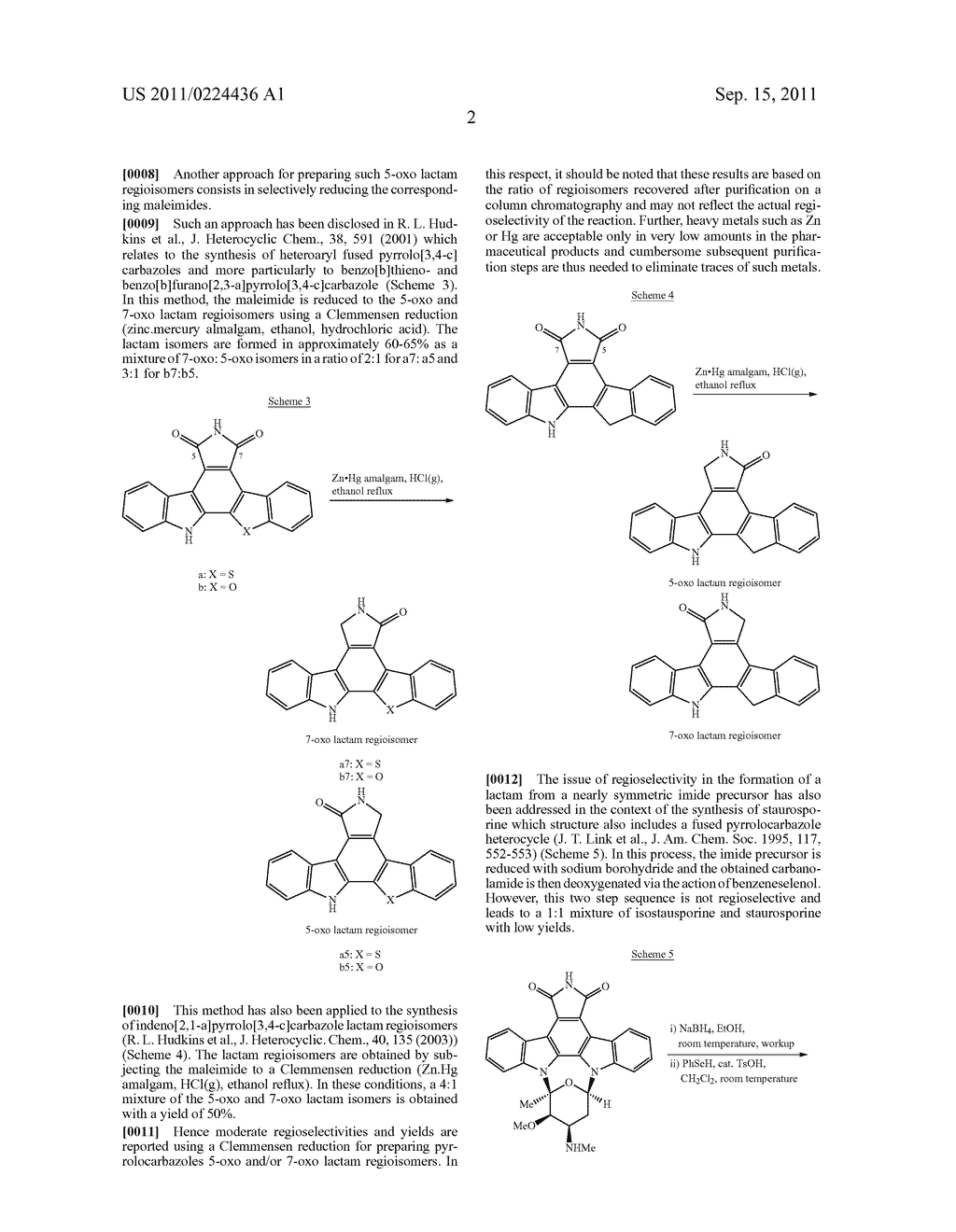 REGIOSELECTIVE REDUCTION OF FUSED PYRROLOCARBAZOLES-5,7-DIONES - diagram, schematic, and image 03