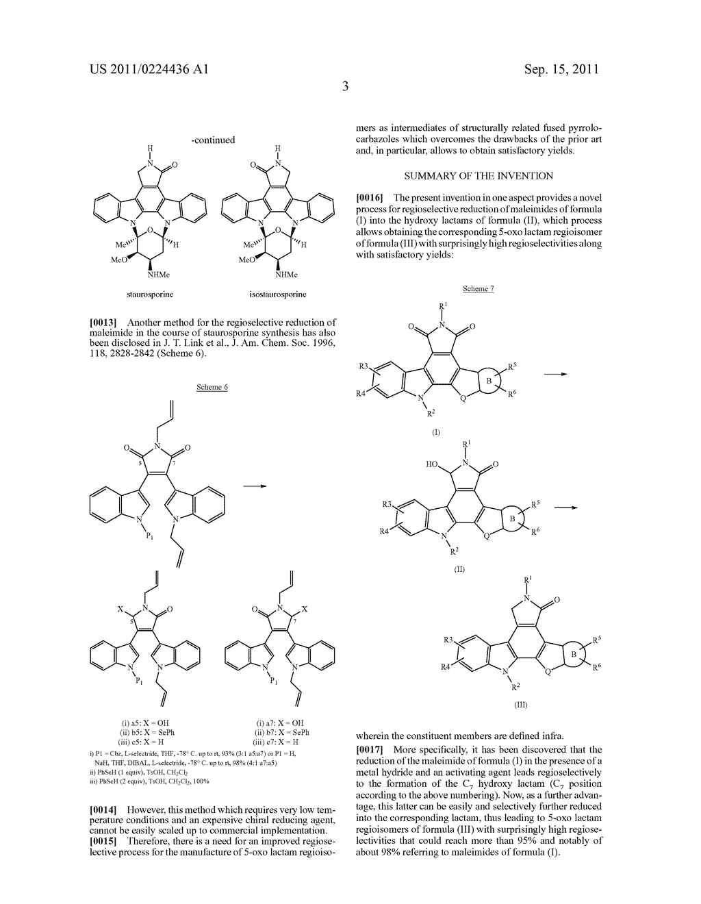 REGIOSELECTIVE REDUCTION OF FUSED PYRROLOCARBAZOLES-5,7-DIONES - diagram, schematic, and image 04