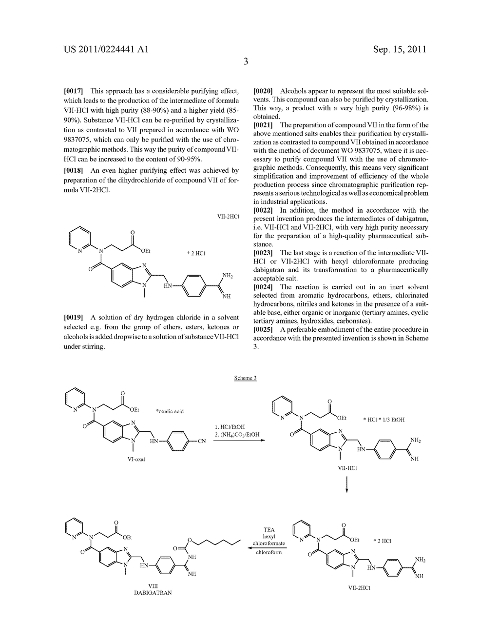  METHOD FOR THE PREPARATION OF DABIGATRAN AND ITS INTERMEDIATES - diagram, schematic, and image 04