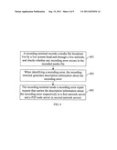 METHOD, RECORDING TERMINAL, SERVER, AND SYSTEM FOR REPAIRING MEDIA FILE     RECORDING ERRORS diagram and image