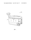 Portable Cooler Having an Extendable Drawer System diagram and image