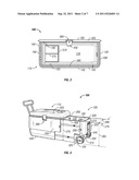 Portable Cooler Having an Extendable Drawer System diagram and image