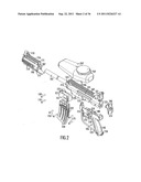 Paintball Marker with Mode Selector diagram and image