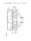 APPARATUS AND METHOD FOR BLOCKING FLAME AND SPREADING HEATED GAS FROM A     BROILER FLUE diagram and image