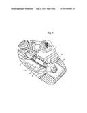 Handheld work apparatus diagram and image