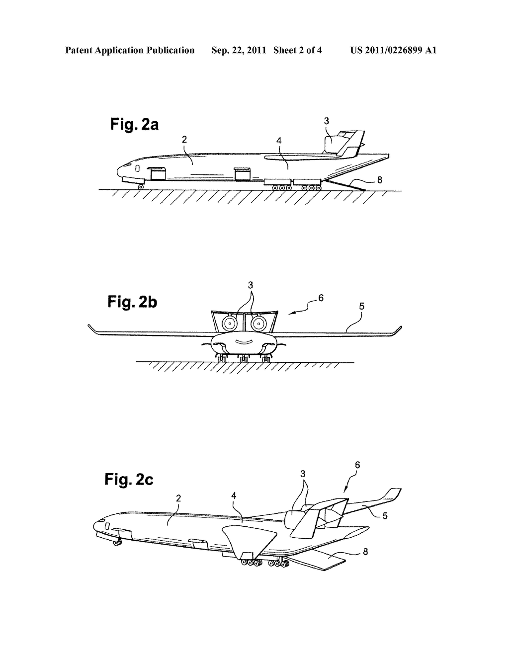 Autonomous plane architecture for the transport and the replacement of     propulsion engines - diagram, schematic, and image 03