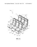 Seating Arrangement, Seat Unit, Tray Table and Seating System diagram and image