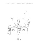 Seating Arrangement, Seat Unit, Tray Table and Seating System diagram and image