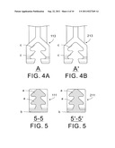 Replaceable jaw carriers of bar clamp with adaptable jaws diagram and image