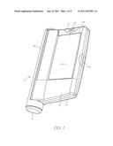 ELECTRONIC BOOK WITH BUILT-IN CARD SCANNER diagram and image