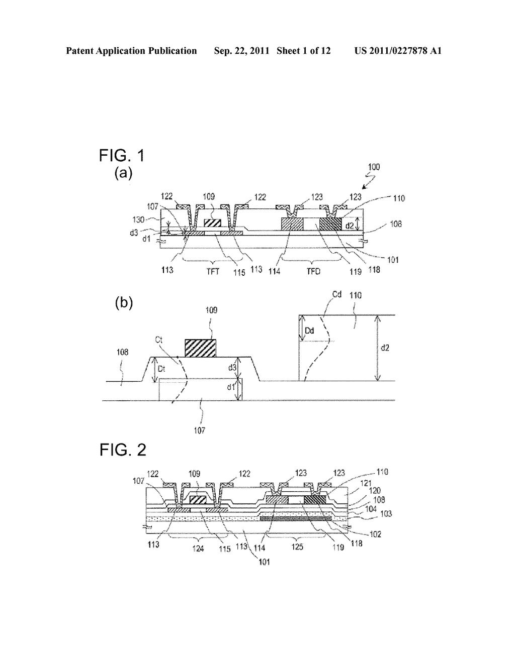 SEMICONDUCTOR DEVICE, METHOD FOR MANUFACTURING SAME, AND DISPLAY DEVICE     USING SEMICONDUCTOR DEVICE - diagram, schematic, and image 02