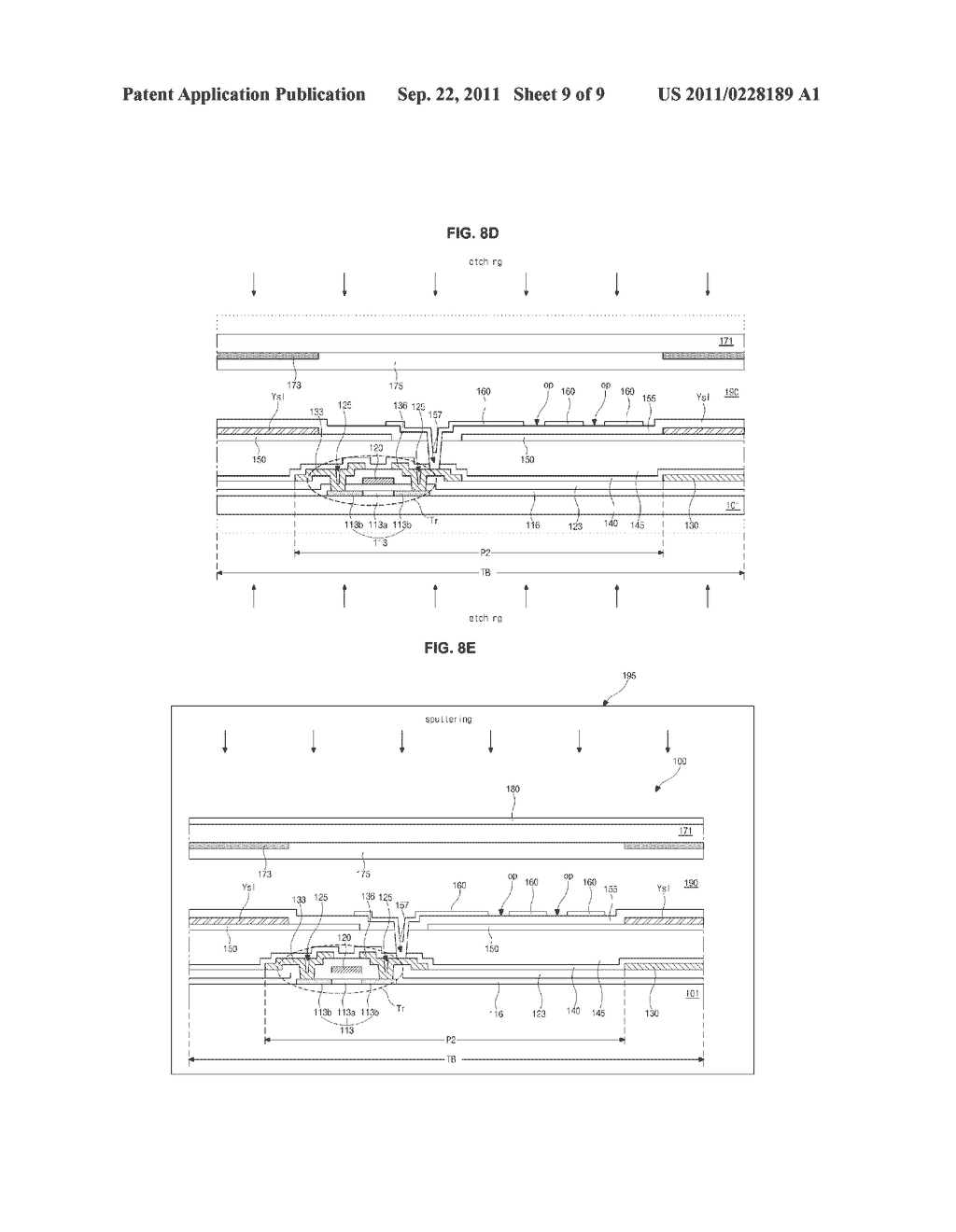 TOUCH SENSING TYPE LIQUID CRYSTAL DISPLAY DEVICE AND METHOD OF FABRICATING     THE SAME - diagram, schematic, and image 10