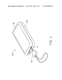 PENDANT MOUNTING STRUCTURE AND PORTABLE ELECTRONIC DEVICE USING SAME diagram and image