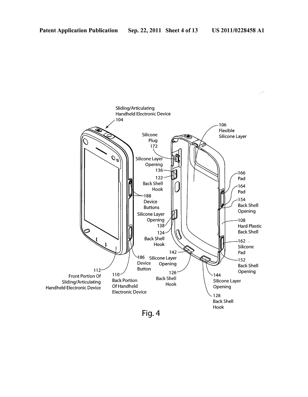 MULTI-MATERIAL PROTECTIVE CASE FOR SLIDING/ARTICULATING/ROTATING HANDHELD     ELECTRONIC DEVICES - diagram, schematic, and image 05