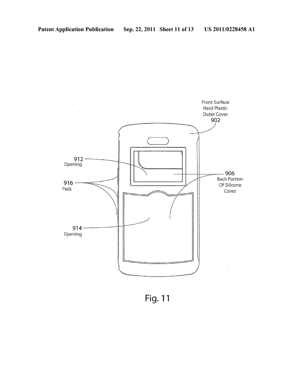 MULTI-MATERIAL PROTECTIVE CASE FOR SLIDING/ARTICULATING/ROTATING HANDHELD     ELECTRONIC DEVICES - diagram, schematic, and image 12
