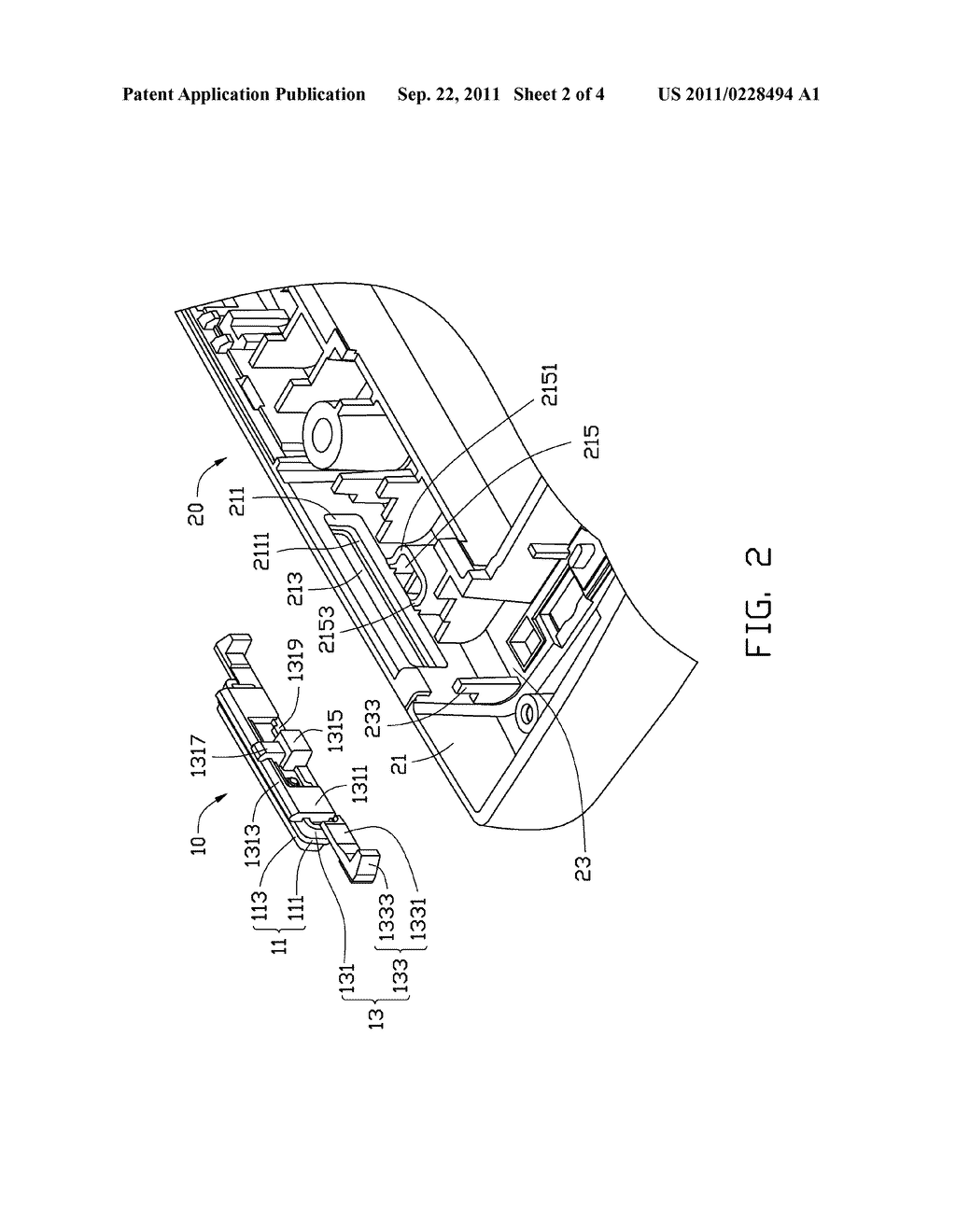 KEY BUTTON MECHANISM AND PORTABLE ELECTRONIC DEVICE USING SAME - diagram, schematic, and image 03