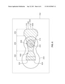 CONNECTOR SYSTEM HAVING CONTACT OVERLAPPING VIAS diagram and image