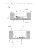 COMPONENT COMPRISING A CHIP IN A CAVITY AND A STRESS-REDUCED ATTACHMENT diagram and image