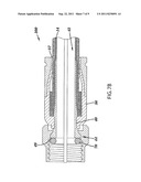 CONNECTOR HAVING A CONDUCTIVELY COATED MEMBER AND METHOD OF USE THEREOF diagram and image