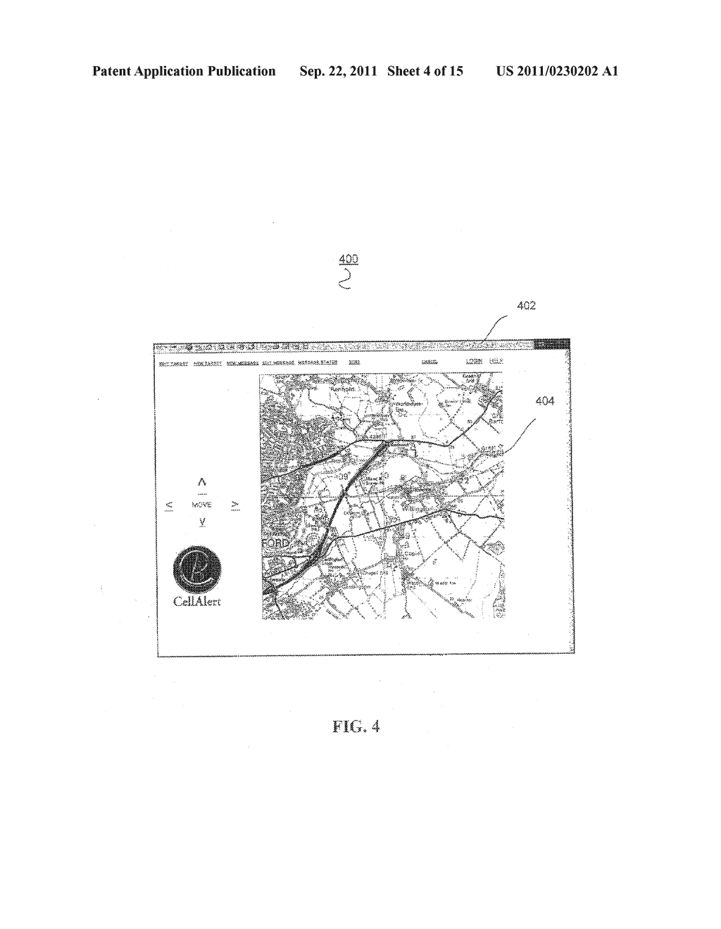 COMMERCIAL MOBILE ALERTING SYSTEM AND METHOD FOR BROADCASTING MESSAGES TO     GEO-FENCED TARGET AREAS - diagram, schematic, and image 05