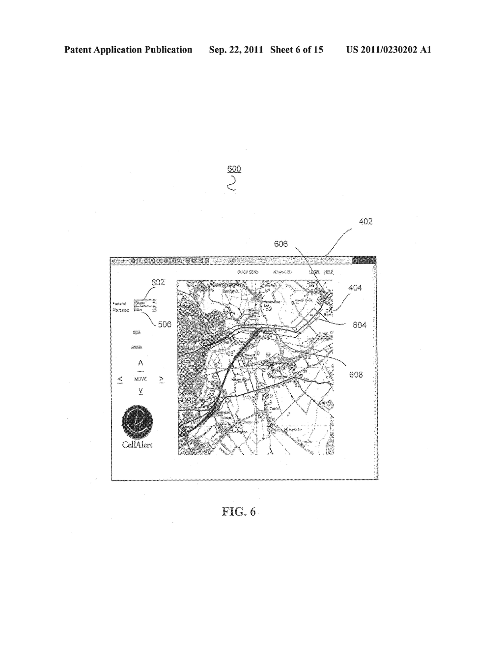 COMMERCIAL MOBILE ALERTING SYSTEM AND METHOD FOR BROADCASTING MESSAGES TO     GEO-FENCED TARGET AREAS - diagram, schematic, and image 07