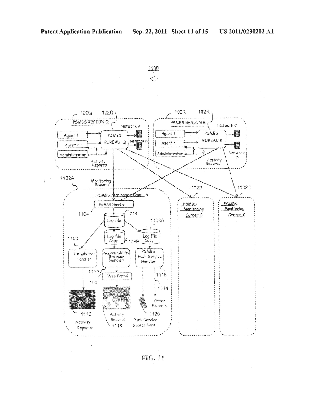 COMMERCIAL MOBILE ALERTING SYSTEM AND METHOD FOR BROADCASTING MESSAGES TO     GEO-FENCED TARGET AREAS - diagram, schematic, and image 12