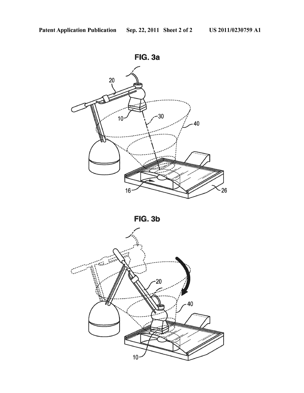 MEDICAL IMAGING DEVICE COMPRISING RADIOGRAPHIC ACQUISITION MEANS AND GUIDE     MEANS FOR ULTRASOUND PROBE - diagram, schematic, and image 03