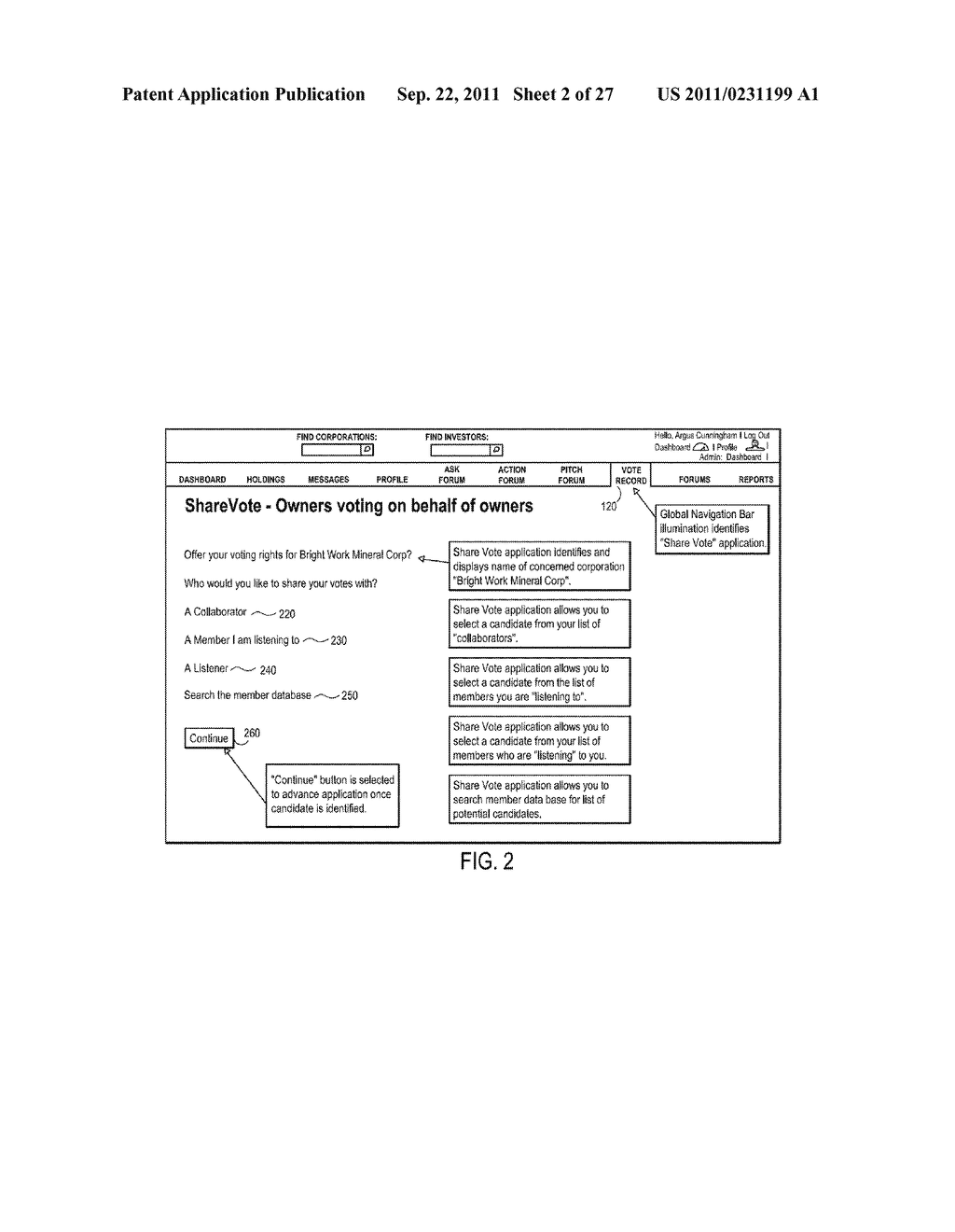Methods and Systems for Internet-Based Network Shareholder Electronic     Voting Rights Reassignment - diagram, schematic, and image 03