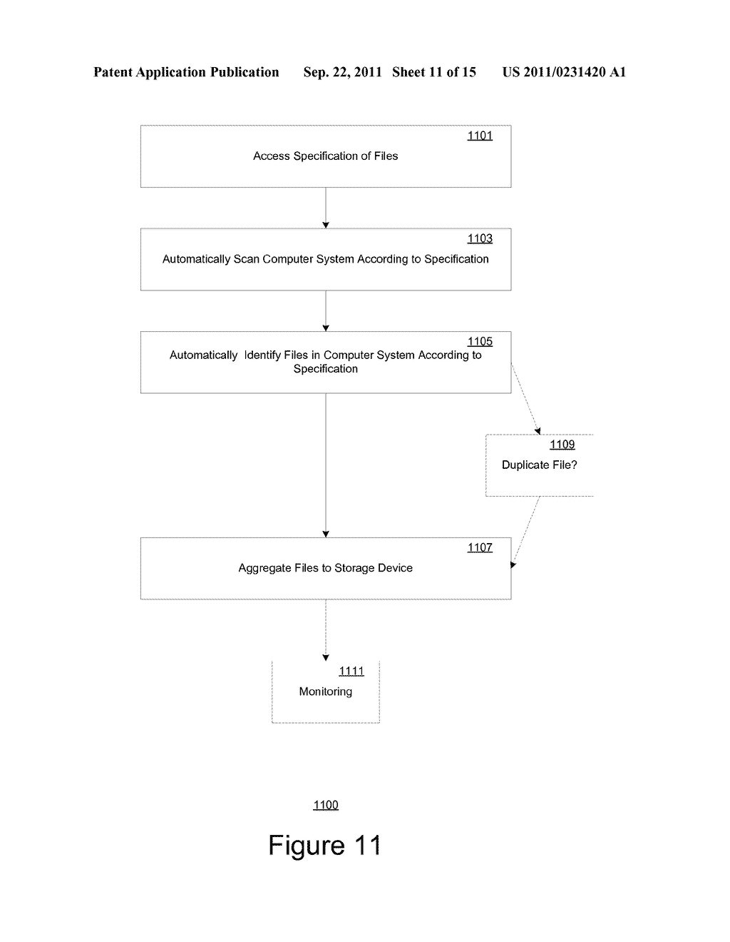 METHOD AND SYSTEM FOR AUTOMATICALLY INITIATING A FILE AGGREGATION PROCESS     BETWEEN COMMUNICATIVELY COUPLED DEVICES - diagram, schematic, and image 12
