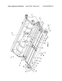 FLEXIBLE MOTOR SUPPORT SYSTEM FOR A CROP GATHERING DEVICE HAVING A     HARVESTING HEADER diagram and image