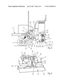 MOBILE EQUIPMENT FOR DETONATING EXPLOSIVES AND A MOTORIZED UNIT FOR     SECURING ROADS, TRACKS OR SIMILAR diagram and image