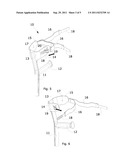 CRUTCH EQUIPPED WITH RESTRAINING SAFETY MEANS diagram and image