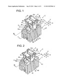 Component-equipped-holder mounting structure diagram and image