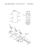 Ladder with rails adapted for attaching accessories diagram and image