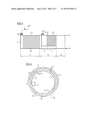 Label for sticking onto a container for a liquid drug and container diagram and image