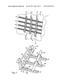 FUSELAGE STRUCTURE FOR COMBINED FIXING OF INSULATION BLANKETS AND ITEMS OF     EQUIPMENT, AIRCRAFT INCORPORATING SUCH A STRUCTURE diagram and image