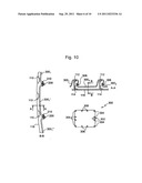 FUSELAGE STRUCTURE FOR COMBINED FIXING OF INSULATION BLANKETS AND ITEMS OF     EQUIPMENT, AIRCRAFT INCORPORATING SUCH A STRUCTURE diagram and image