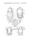 Stackable beverage container holder diagram and image