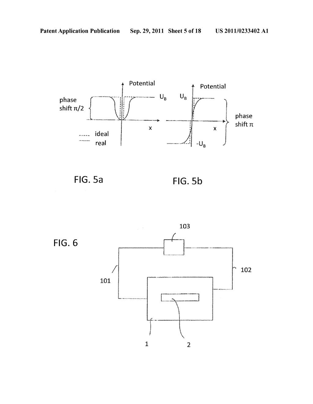 Phase-shifting element and particle beam device having a phase-shifting     element - diagram, schematic, and image 06