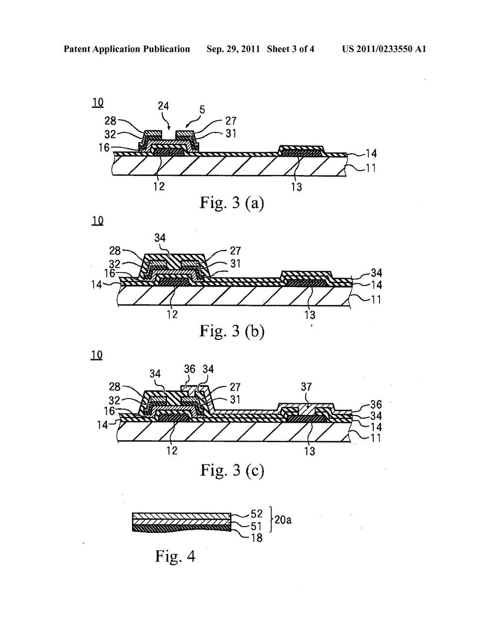 Method for producing a thin film transistor, and a thin film transistor - diagram, schematic, and image 04